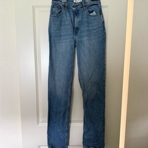 Abercrombie & Fitch Straight Jeans in Classic Blue